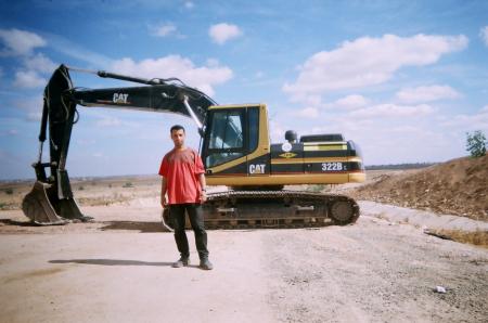 Poclain  caterpillar  322B.